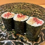 鮨 はやし - 小泊マグロの中落ち鉄火
