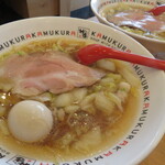 どうとんぼり神座 - 料理写真:おいしいラーメン(煮玉子)＆おいしいラーメン