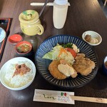 しばがき - 料理写真:特選ひれかつと海老カツランチ