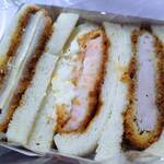 新宿さぼてん - 料理写真:ミックスかつサンド