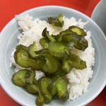 邦ちゃんラーメン - 無料ご飯