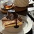 cafe omotenashamoji - 料理写真:チョコタルト&チョコプリン