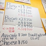 LOVE THIS BURGER - 2026.01月  メニュー