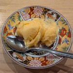 高円寺 焼肉ここち - みかんのジェラート