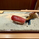 鮨 つぼみ - 鮪 中トロ 大間 お腹側