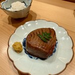 鮨 つぼみ - 鮪の煮付け 酢飯