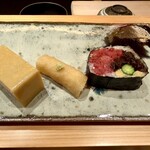 鮨 つぼみ - 太巻き 稲荷寿司 玉子