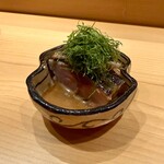鮨 つぼみ -  鯖 胡麻味噌