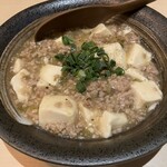 昭和酒場 夕陽 - 塩麻婆豆腐600円