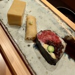 鮨 つぼみ - 太巻き 稲荷寿司 玉子