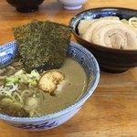 中華蕎麦 サンジ - 特製つけ蕎麦（中）！  お久しぶりです！  休日のランチタイム、待ち時間は1時間ほどでした。丁寧でイイね！