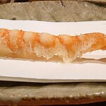 ぬま田 - 天草産車海老(ややレア)2尾目