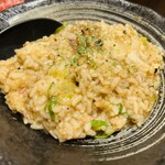 大衆日本酒バル ふとっぱらや - イカ肝しょうゆのおつまみリゾットψ(｀∇´)ψ