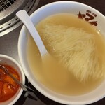 焼肉・冷麺ヤマト - 料理写真:かけ冷麺 450円