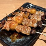 いいもんや酉ニ九 大町店 - 比内地鶏の混合もつ串