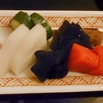 衛藤 - 香物五種盛り