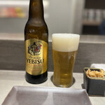 立食い鮨 鮨川 - ヱビスビール