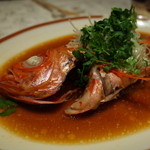 筑紫樓 - ＜追加オーダー＞金目鯛の醤油姿蒸し 2015.1.x