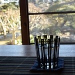 きむら屋 - 切子グラスのお水