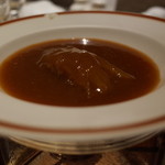 筑紫樓 - 大ふかひれの姿煮込み(取り分け後) 2015.1.x