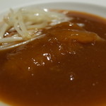 筑紫樓 - 大ふかひれの姿煮込み(取り分け後)もやしを添えて 2015.1.x