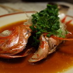 ＜追加オーダー＞金目鯛の醤油姿蒸し 2015.1.x