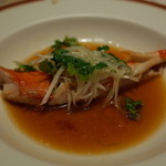 筑紫樓 - ＜追加オーダー＞金目鯛の醤油姿蒸し(取り分け後) 2015.1.x