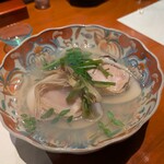 島之内 一陽 - 蛤とせりの煮物