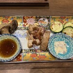 自然とお肉 green - 野菜の炭焼おまかせ3種　税込1078円