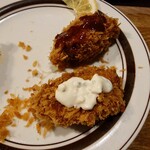 Yo-shoku OKADA - 
自家製マヨネーズを使われているみたいな
酸味の爽やかさが好みな味わいの
自家製タルタルソースを載せても良い感じだし