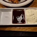 Yo-shoku OKADA - 酸味爽やかに、アッサリ感のある中濃ソース
または粗塩で食べても美味しかった