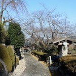 きむら屋 - 正門に向かう小道