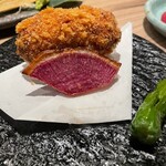 天婦羅と刺身 板前料理 魚天 - 鮪クリームコロッケ