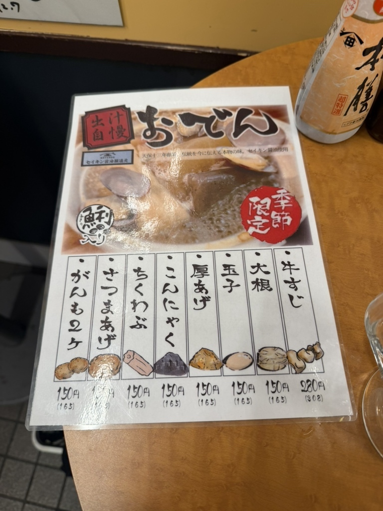 メニュー写真 : 立呑処 へそ 五反田店 - 五反田/立ち飲み | 食べログ