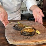 あざみ野うかい亭 - 活鮑