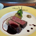 あざみ野うかい亭 - 岩塩と赤ワインソース