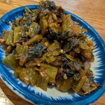 博多らーめん塩原いってつ - 辛子高菜