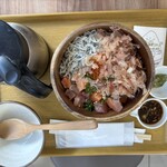 こめらく 海鮮茶漬けとおむすびと - 