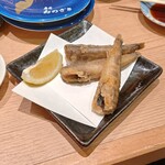 寿司おのざき - めひかりの唐揚げ
                                