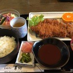 レストラン東郷 - 厚切りロース（定食）