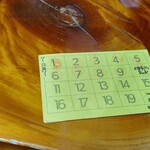 一穂 - ポイントカード　10回で1回ランチ無料