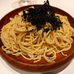 壁の穴 ヨドバシ池袋店 - うにとたらこ、アオリイカのスパゲッティ  1,738yen