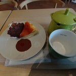 マールブランシュ ロマンの森 - マール　ザ　チーズケーキ　ショコラと京都紅茶