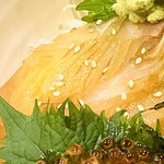 魚っ喰いの田 - ひらめの漬け丼