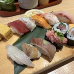 もりもり寿し - 金沢板前おまかせ握りセット