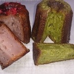 ドミニク ドゥーセの店 - イチゴ味と抹茶味