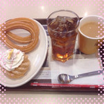 ミスタードーナツ - ハニーチェロ♡スターチョコフレンチ♡