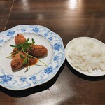 エルトレロ - タラクリームのコロッケとライス