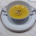 資生堂パーラー サロン・ド・カフェ - かぼちゃのスープ