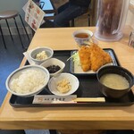 丸富食堂 - アジフライ定食